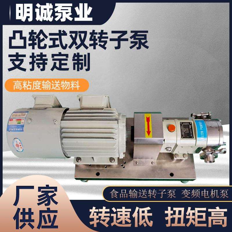 高粘度输送泵火锅底料胶体泵面糊蜂蜜糖浆不锈钢凸轮转子泵