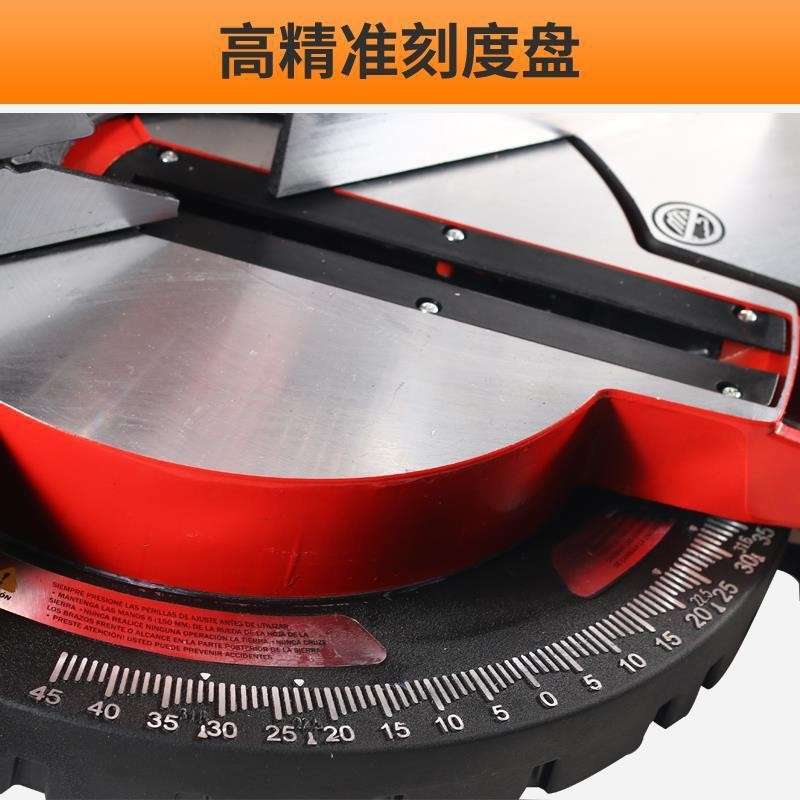 255型材锯铝机切铝机器45度小型锯铝机相框线条切角机金属切割机