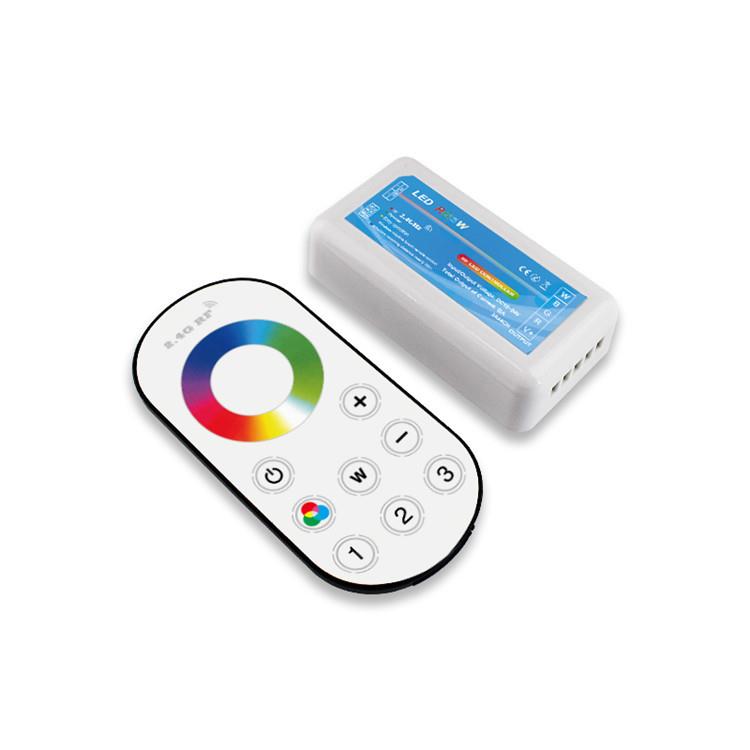 2.4G分组式超薄触摸RGBW控制器 LED灯带调光变色简易触摸控制器