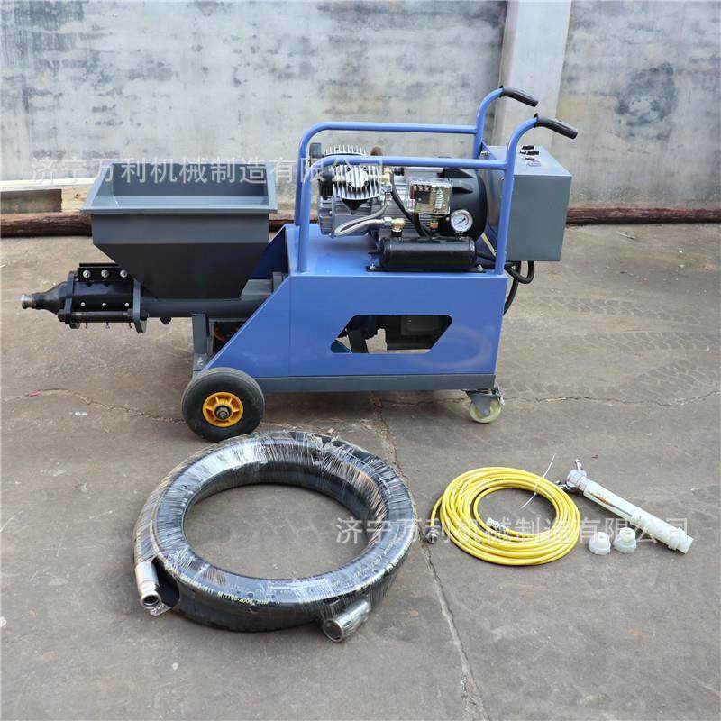 411砂浆喷涂机内外墙水泥石膏腻子粉墙机真石漆全自动抹灰机