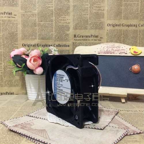 原装进口风机 48V DV4118/2NPU 1238 PWM调速 IP54防水铝框风扇