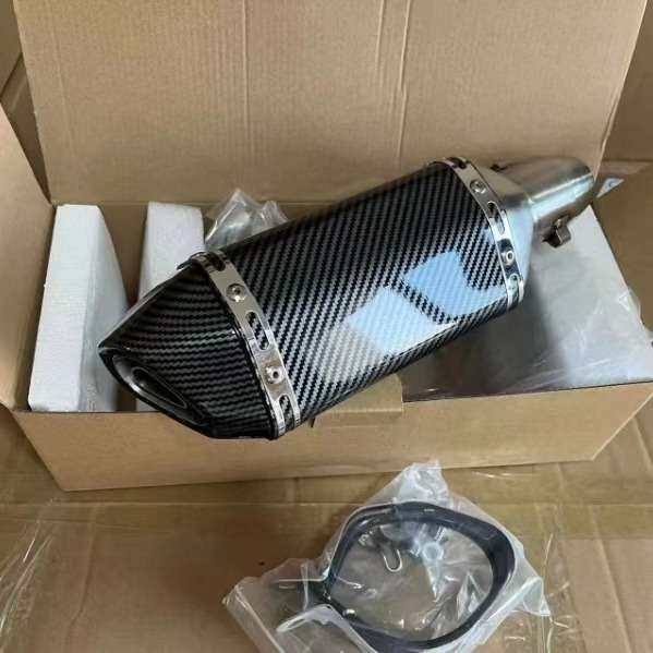 KPR150地平线350R3R25 GSX ninja250Z400黄龙300改装小六角排气管