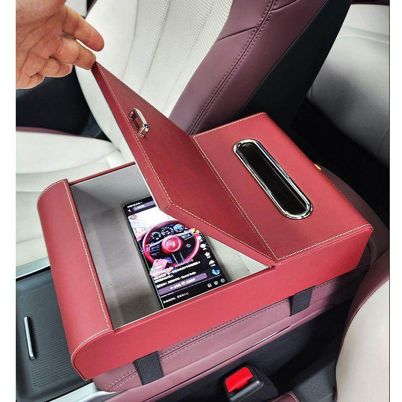 多功能扶手箱纸巾储物收纳盒手肘垫车用品主驾驶汽车中间车载