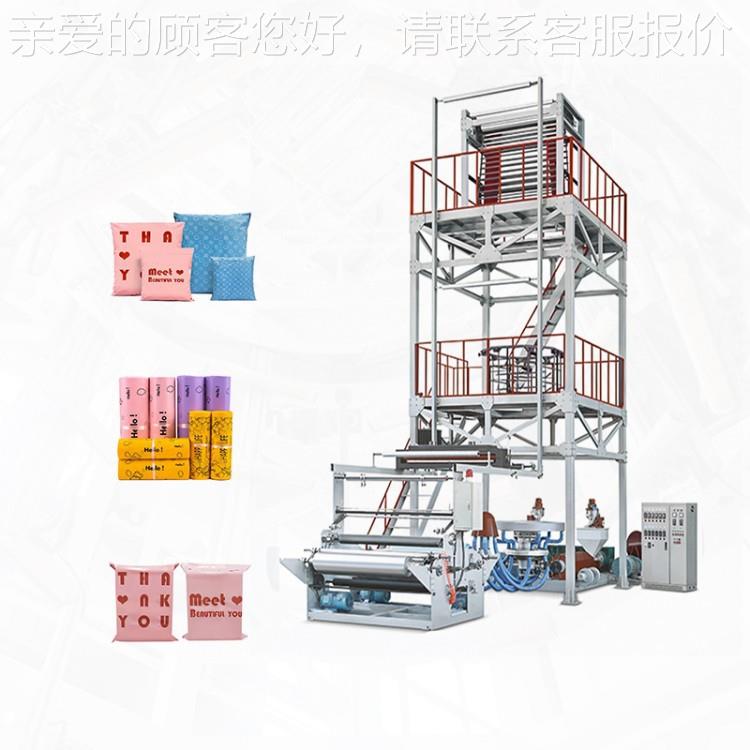 ，高夹速吹膜机背心袋马袋吹膜，全自动吹膜机机免费安RHT-65FM装