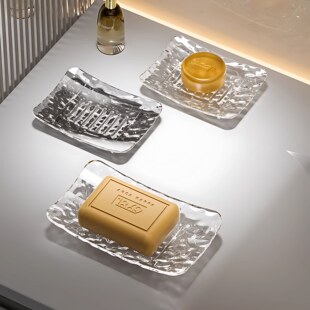 轻奢肥皂盒家用高档高颜值沥水香皂碟创意个性 单层置物架新款