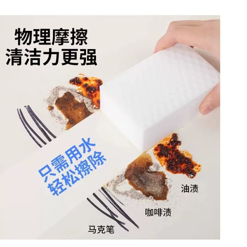 纳米清洁海绵擦强去油污易清洗