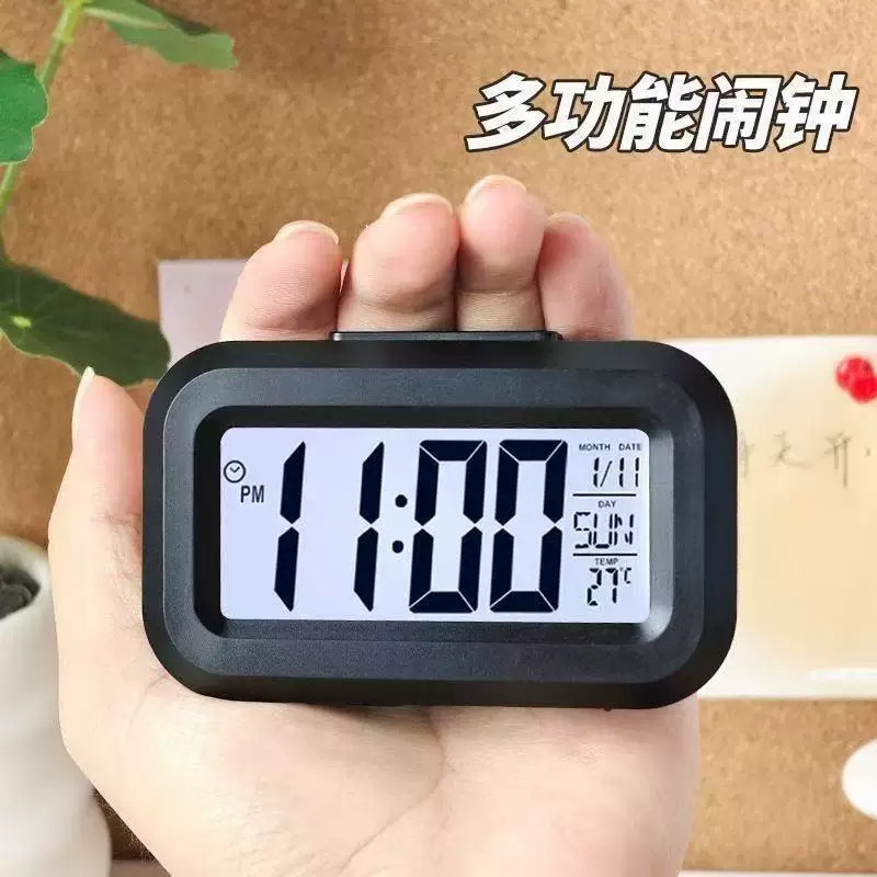 闹钟学生用迷你电子时钟便携学习专用表儿童女孩宿舍桌面倒计时器