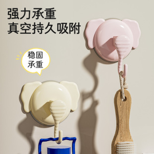 新款创意大象吸盘挂免孔强力承重家用间浴室卫生门钩后无痕打挂钩