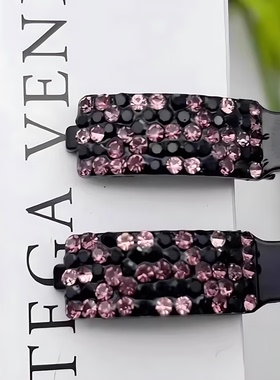 发夹2026新款高端彩钻刘海夹前额侧边夹鸭嘴夹公主头发卡夹子头饰