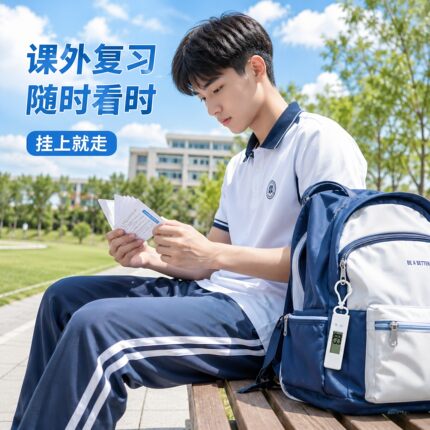 简约迷你时间表学生考试专用电子表时钟夜光表随身便携小挂表钥匙