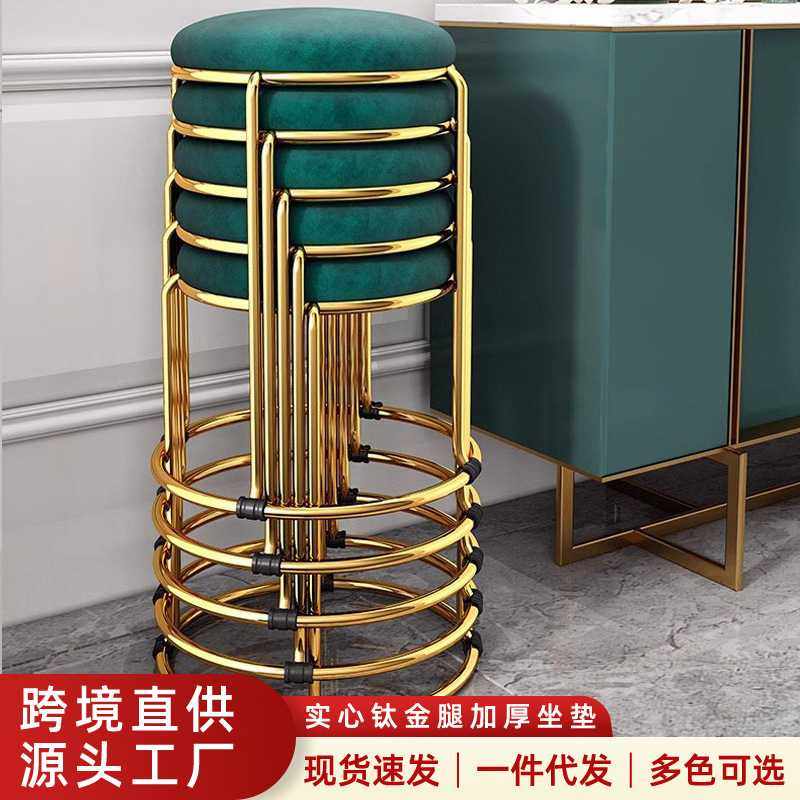 轻奢凳子可叠放家用圆凳可摞叠结实耐用备用简约板凳饭店餐桌凳,住宅家具,岩板餐桌,淘宝优惠券,粉丝福利购,淘宝优惠卷