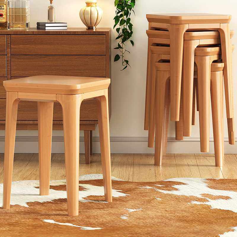 实木凳子家用客厅可叠放餐桌凳实木书桌小板凳木方凳圆凳木质矮凳,住宅家具,矮凳,淘宝优惠券,粉丝福利购,淘宝优惠卷
