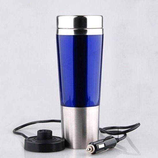 汽车12V车载加热用不锈钢烧水杯烧水壶电热水杯100度保温水杯双层,餐饮具,打奶器,淘宝优惠券,粉丝福利购,淘宝优惠卷