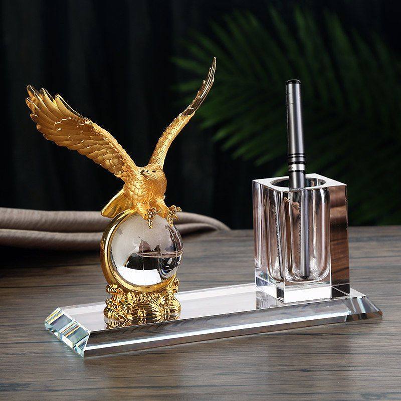 轻奢高档办公桌摆件装饰品老板办公室桌面创意笔筒招财送领导礼品,家居饰品,桌面摆件,淘宝优惠券,粉丝福利购,淘宝优惠卷