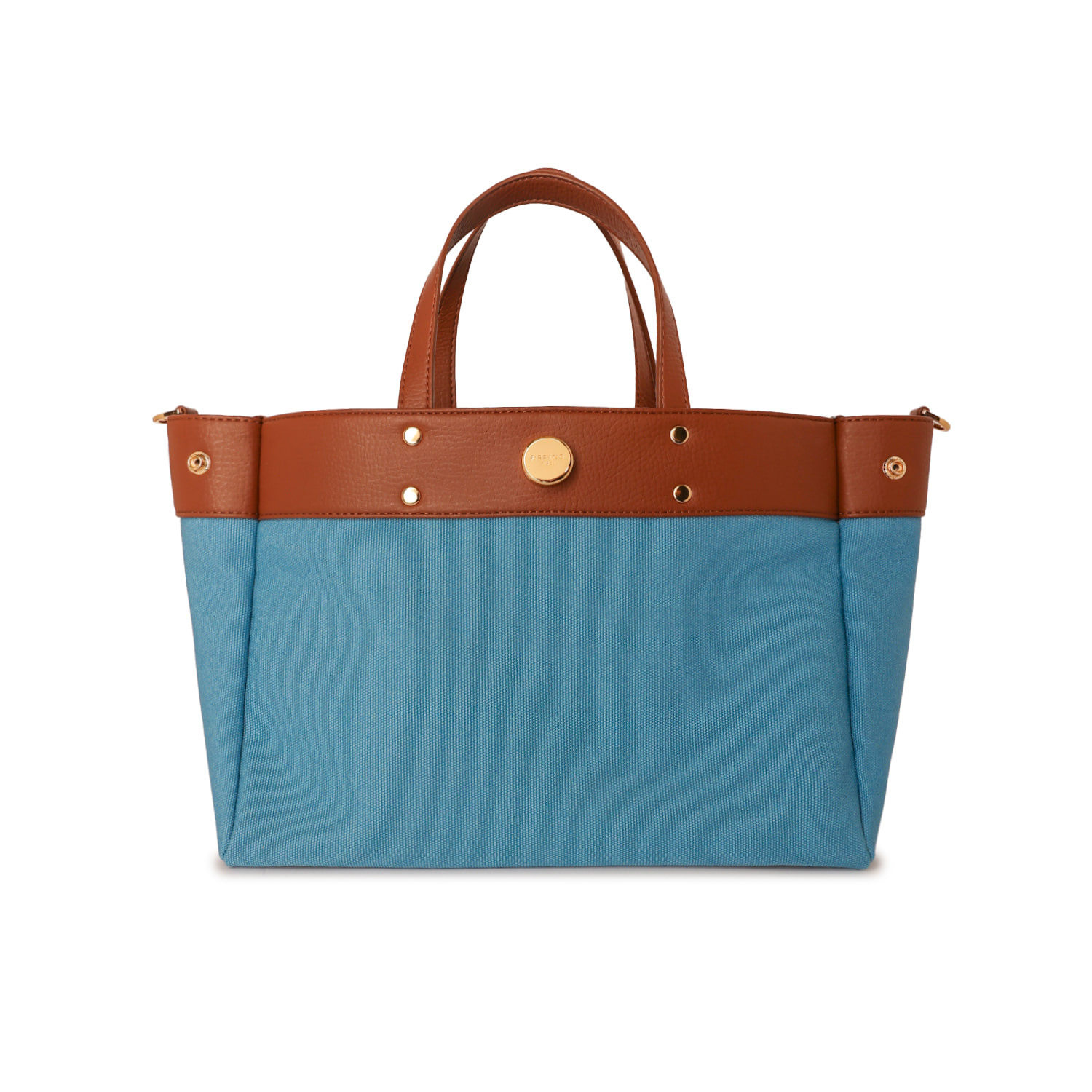 FIBRENO 中号限量版托特帆布包 灰蓝色MEDIUM • 43 GREY BLUE
