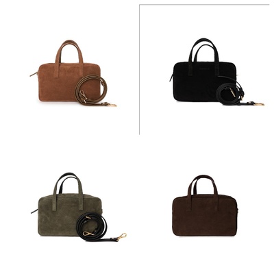 FIBRENO S码 小号麂皮相机包意大利进口面料 尺寸：24X14.5X7CM