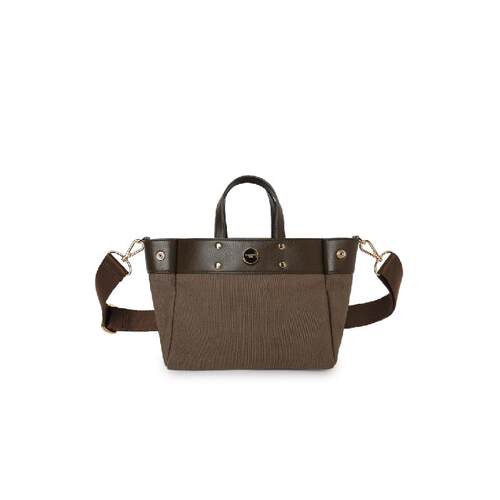 FIBRENO 小号托特限量版帆布拼接包 TUTTI BAG S 15