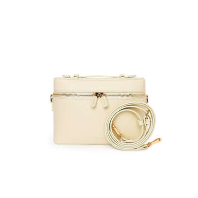 FIBRENO 小号化妆盒斜挎包系列 象牙白 VANITY BAG S 25 IVORY