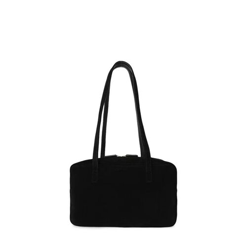FIBRENO 大号M码麂皮包 黑色 DIECI BAGUETTE BAG 29X17.5X10.5