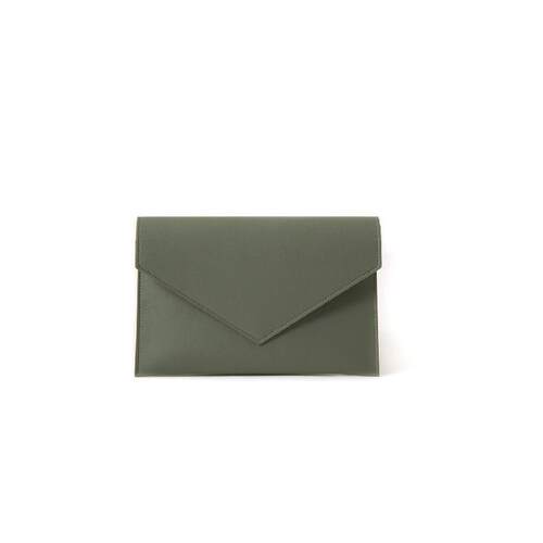 FIBRENO 中号化妆包系列 军绿色 23*16