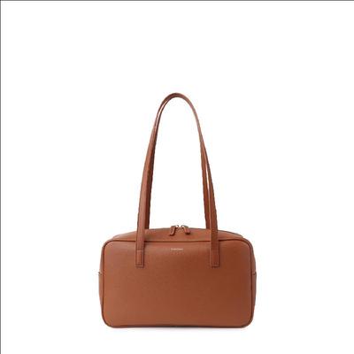 FIBRENO M码大号相机包深焦糖色 29*17.5*10.5