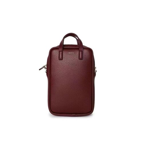 FIBRENO 手机斜挎包酒红色 BAGUETTE BAG MOBILE • 17 VINO WINE