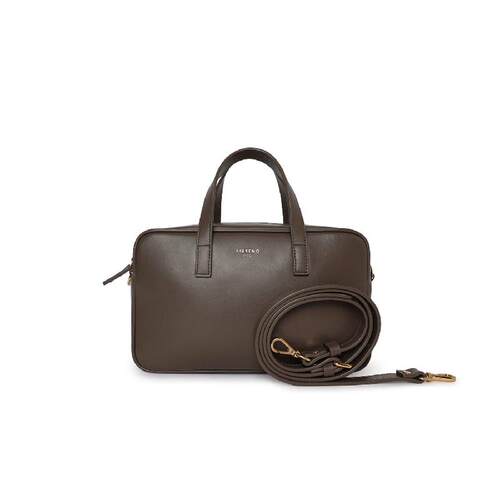 FIBRENO 牛皮小号相机包 可可灰色 DIECI MINI BAGUETTE BAG