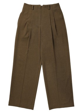 FIBRENO 西装阔腿裤系列 棕色