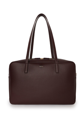 FIBRENO 长肩带特大号相机包 巧克力色 BAGUETTE BAG GRANDE