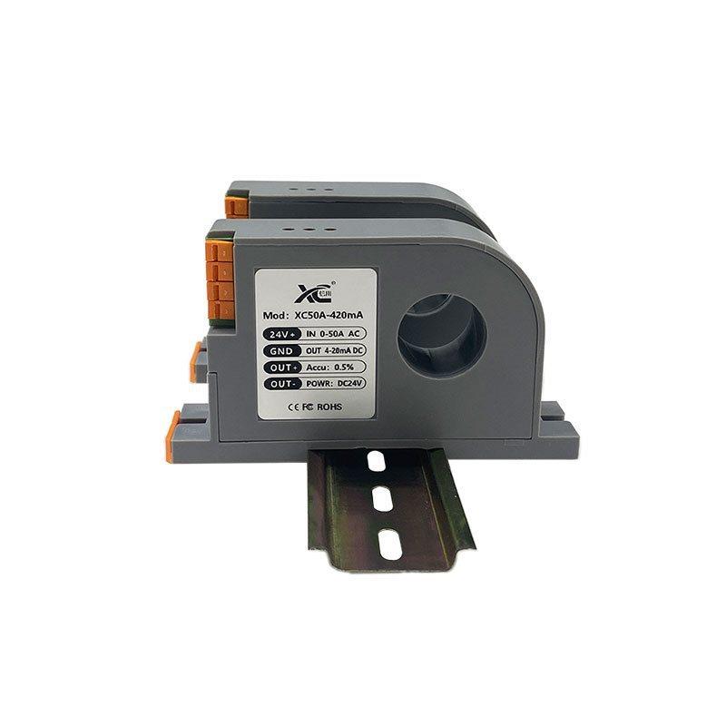 交流电流变送器模拟量输出穿孔一体式电流互感变送器模块