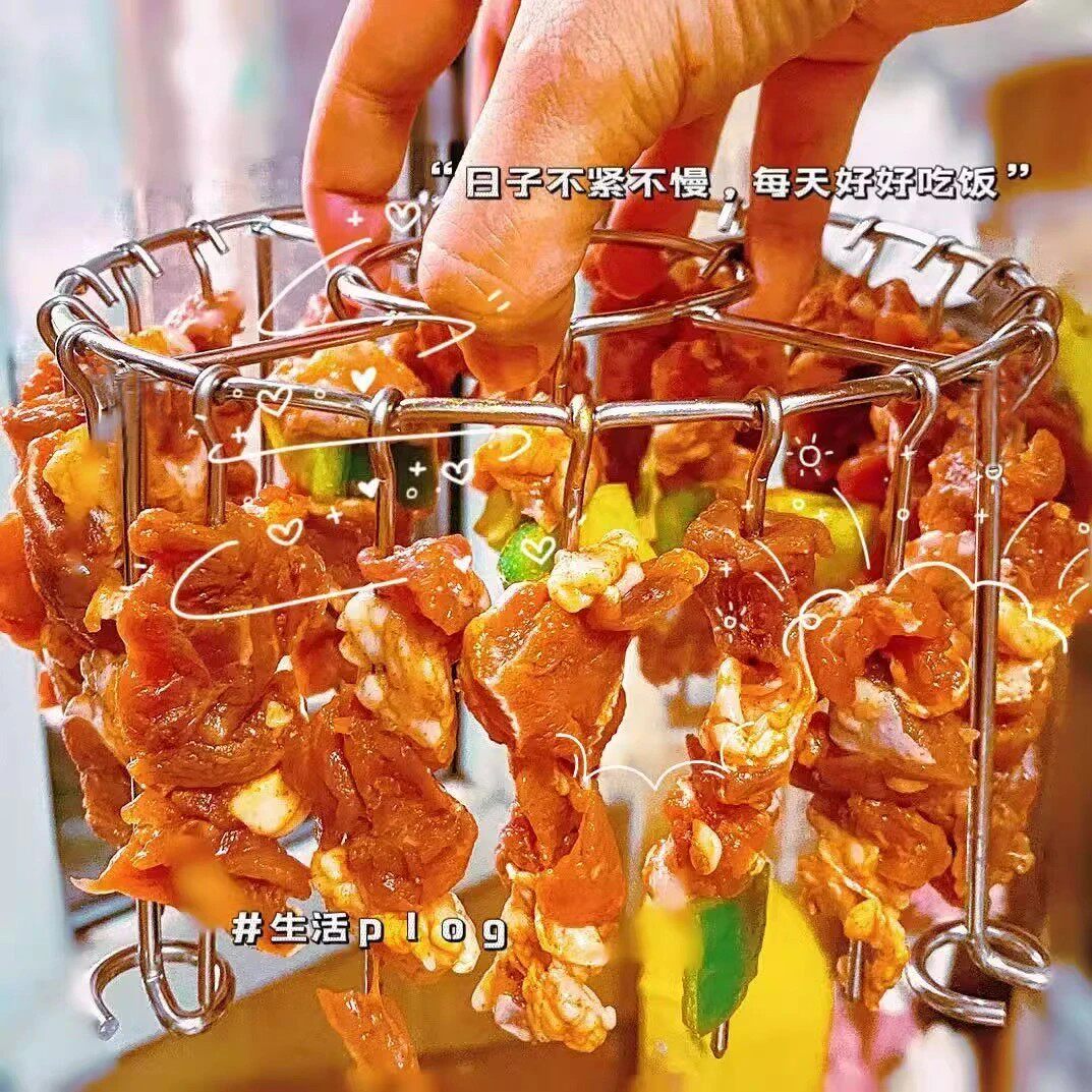 【下单立减50】烤架烤箱配件不锈钢厨房立式烤串烤肉烧烤签烤针QH