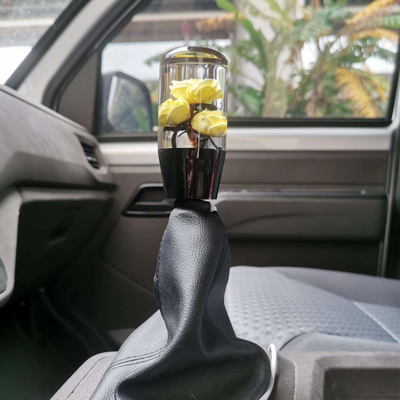 汽车挂挡头 水晶排挡杆 赛车改装波棍 带花把头 水晶排挡杆