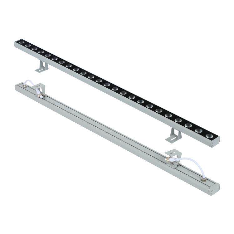 源头厂家市政亮化工程带挡光板DMX512led洗墙灯 大功率RGBW外墙灯