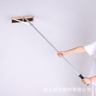 厂家直发可拆卸木质刷头房顶落叶刷清扫屋顶树叶刷子楼顶清扫工具