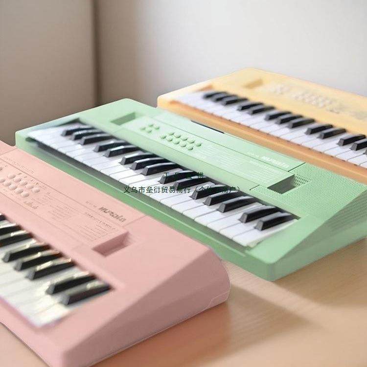初学者入门级钢琴可弹奏乐器37键多功能儿童电子琴男女孩音乐玩具