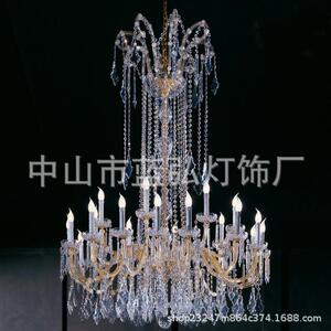 2024年新款法式轻奢客厅水晶吊灯卧室餐厅灯现代简约别墅大灯具
