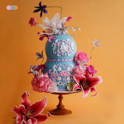 BITEOLOGY【锦绣福禄】新款创意生日蛋糕北京上海同城配送E290