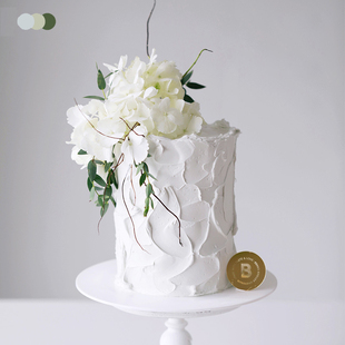 BITEOLOGY 北京上海同城配送C032 鲜花艺术生日蛋糕创意网红