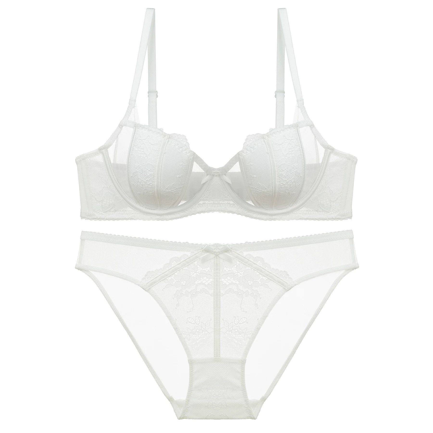 欧美法式性感内衣夏季薄款兔耳朵蕾丝文胸大胸显小防下垂内衣套装,模玩/动漫/周边/娃圈三坑/桌游,潮玩娃衣,淘宝优惠券,粉丝福利购,淘宝优惠卷