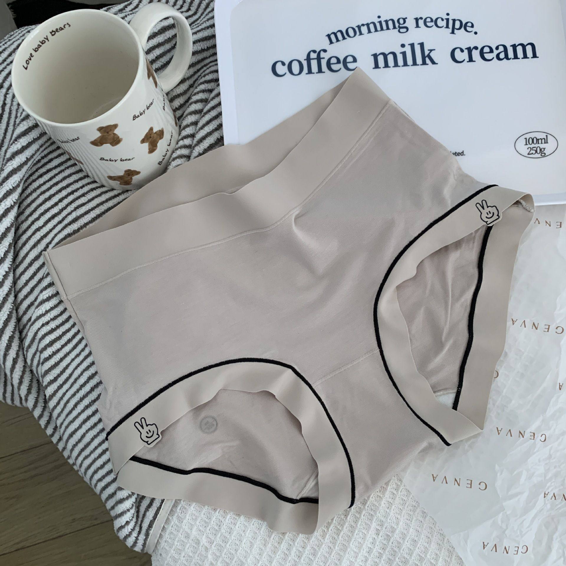 60s博拉莫代尔少女内裤7a抗菌纯棉裆大码中腰高弹无痕包臀三角裤,女士内衣/男士内衣/家居服,女三角裤,淘宝优惠券,粉丝福利购,淘宝优惠卷