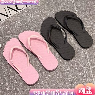休闲外穿情侣款 拖鞋 脚人字拖男女平底丫夹趾防滑个性 沙滩凉鞋