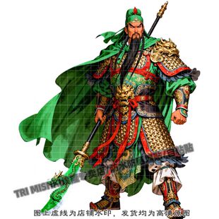 霸气关羽义薄云天门贴贺新年贴纸客厅玄关背景墙面墙防水贴纸自粘