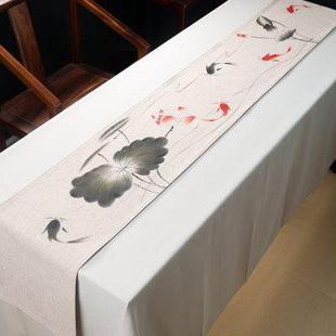 尺寸定制大号餐桌布会议室桌布沙龙会加宽加长活动台布白色布艺
