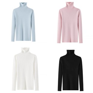 【小四专享】【秋冬万金油】堆堆领针织半高领2025新款打底衫