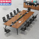 圣黎会议桌长桌小型板式 洽谈培训办公桌工作台2.8 1.3米会议桌