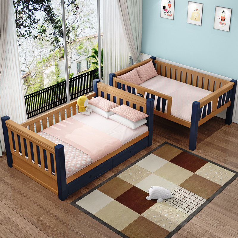 上下床双层床全实木儿童子母床多功能组合床小户型高低上下铺大人