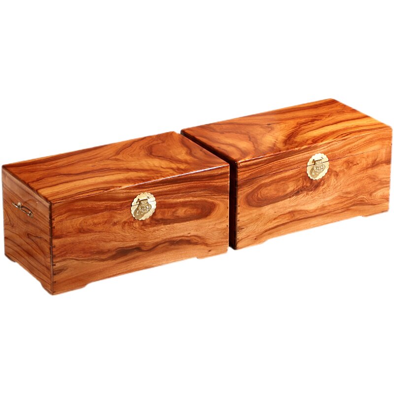 千年老樟木箱子仿古红樟木箱婚嫁结婚箱储物箱收纳字画箱收藏木箱