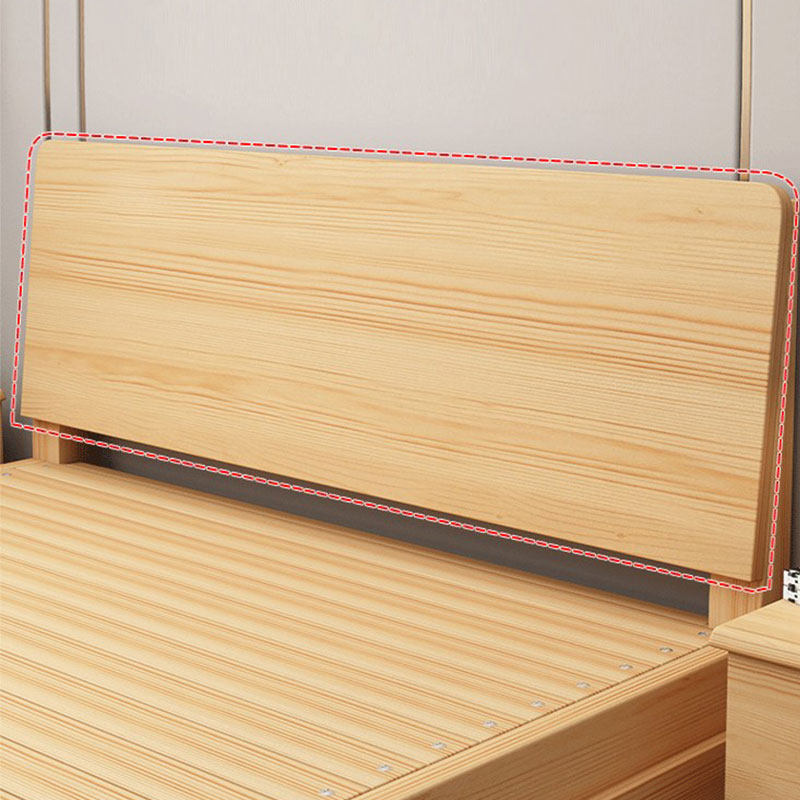 家用经济型实木床双人床1.3学生单人床1.2出租房松木床1.5m原木床