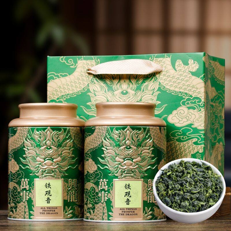 铁观音罐装500克兰花香高档礼品茶叶安溪正味铁观音新茶送长辈