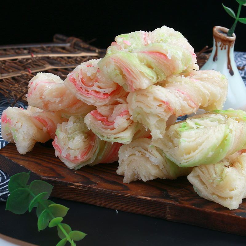 河北老式点心蜜麻叶马蹄传统糕点老果子蜜食手工甜点80后怀旧三刀